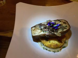 Aubergine filet at Belse Restaurant NYC in New York City
