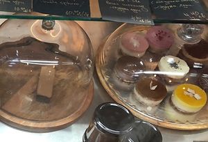 Brownie and cheesecakes  at Raw & More - San Stefano in Sofia