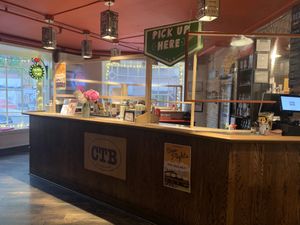 Beer ordering  at Collegetown Bagels in Ithaca