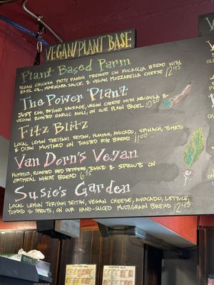 Plant based options😄 at Collegetown Bagels in Ithaca