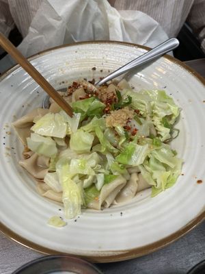 Biang Biang large noodle’s (vegetarian)  at CRAZY NOODLES 西北疯 in Paris