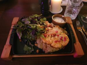 Blumenkohlsteak  at GlückundSeligkeit in Bielefeld