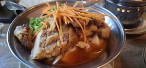 Vegane Ente at Lang Sen Restaurant in Luebeck