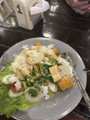 garlic pepper tofu  at Pen's Restaurant in Koh Chang