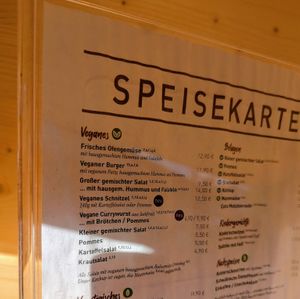 Neueste Speisekarte (Juli 2024) at Stadtbiergarten Schorndorf in Schorndorf