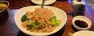 Vegetable friend rice, no egg no butter   at Lily in Kennett Square