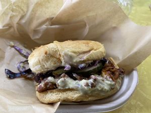 Pulled BBQ  at The Green Beautiful  in Manchester