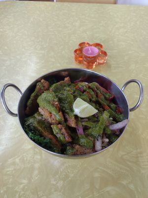 Seitan Steak Bowl at The Green Beautiful  in Manchester