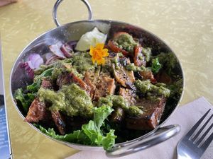 The steak seitan bowl   at The Green Beautiful  in Manchester