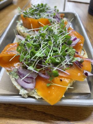 Bagel Lox  at The Green Beautiful  in Manchester