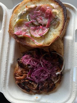 Pulled bbq   at The Green Beautiful  in Manchester