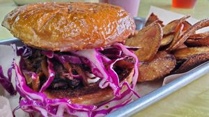 Pulled BBQ at The Green Beautiful  in Manchester