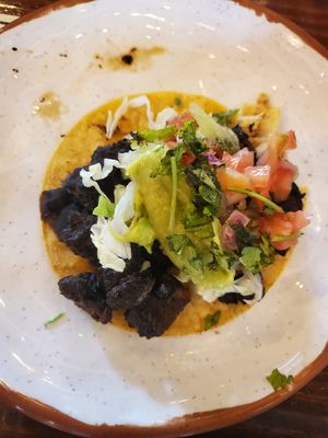 Mushroom taco at Xolo Taco in San Juan