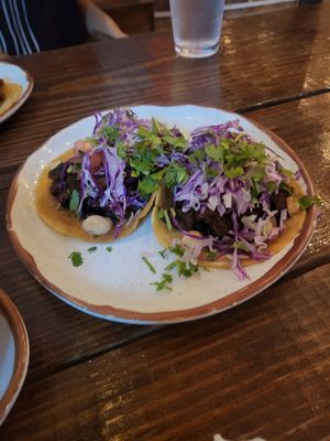 mushroom tacos at Xolo Taco in San Juan
