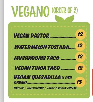  Menu   at Xolo Taco in San Juan