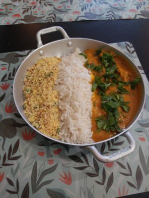 Bobó de Shimeji. Muito bom! at Santa Planta Food in Sao Caetano Do Sul