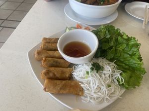 Spring rolls  at Pho Vietnam in Honolulu