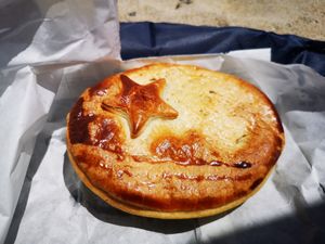 Creamy Cashew Mushroom Pie at Holmesys Bakehouse in Duncraig