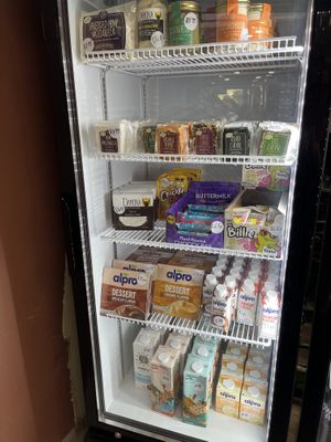 Cheese, dessert and milk fridge   at Holmesys Bakehouse in Duncraig