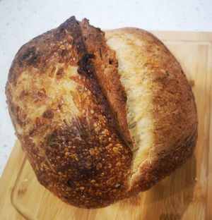 Vegan Cheese and Jalapeno Yeast Free Bread at Holmesys Bakehouse in Duncraig