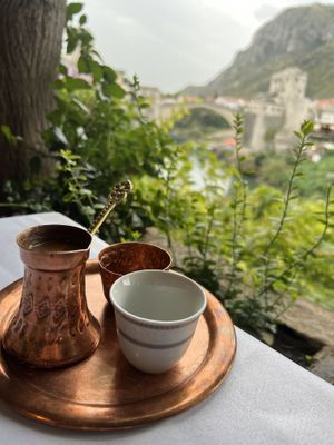 Coffee with a view   at  URBAN taste of orient in Mostar