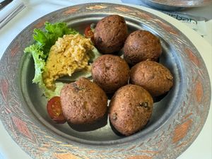 The falafel   at  URBAN taste of orient in Mostar