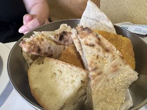 Bread for starters   at  URBAN taste of orient in Mostar