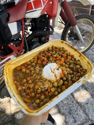 take away curry ragout (24KM)  at  URBAN taste of orient in Mostar