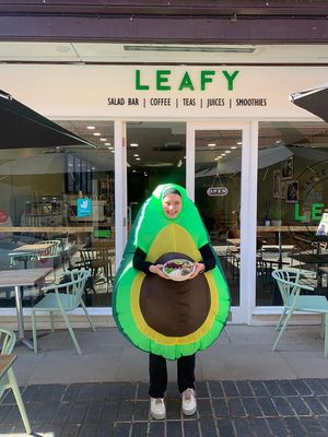 One of our friendly Avocados :-) at Leafy in Hitchin