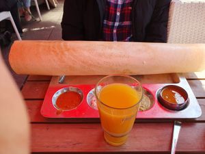 Dhosa at Saravanaa Bhavan in Hamburg