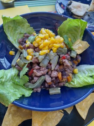 Vegan chili at TaKiero in Benidorm