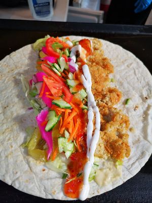 Falafel Wrap at Falafel Street in Chelmsford