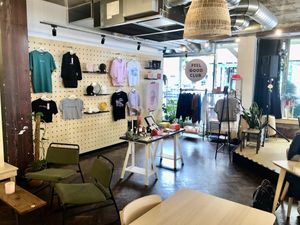 In-store shop  at Feel Good Club in Manchester