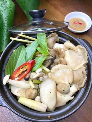 Mushroom Lemongrass at Rau Ơi Vegetarian Chay in Ho Chi Minh City