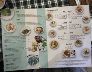 Menu p2  - lunch specials  at Rau Ơi Vegetarian Chay in Ho Chi Minh City