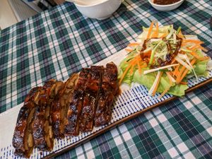 Grilled Quack Quack at Rau Ơi Vegetarian Chay in Ho Chi Minh City
