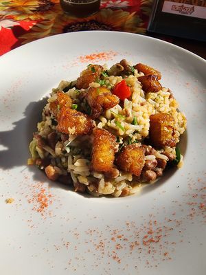 Baião de dois at Borogodó Nordestino in Cabo Frio