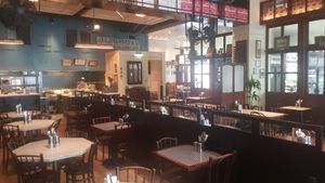 Interior at Dishoom in Birmingham