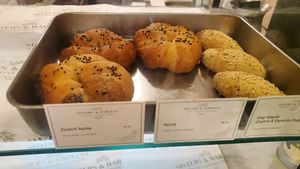 Salty pastrys at Sisters & Harvest in Istanbul