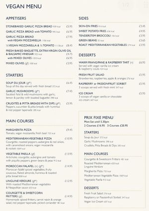 Ve Menu Winter 2022 at Ego at The Grapes in Shrewsbury