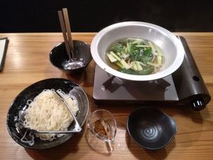 Noodles in broth with vegetables at Mamaya - 味香房 ままや in Miyazu