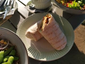 Wrap Vegan at Café Enehus in Einhaus