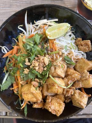 Vegan bun bowl  at Champa in Metzingen