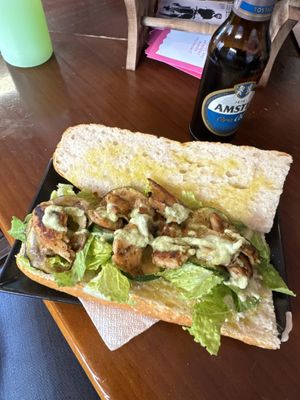 Heura sandwich  at La Murta Vins i Tapes in Valencia