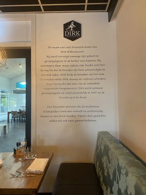 Het verhaal achter Brasserie Dirk  at Brasserie Dirk in Asperen