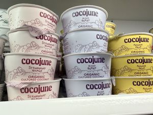 Cocojune yogurt spotted   at Blue Fog Market in San Francisco