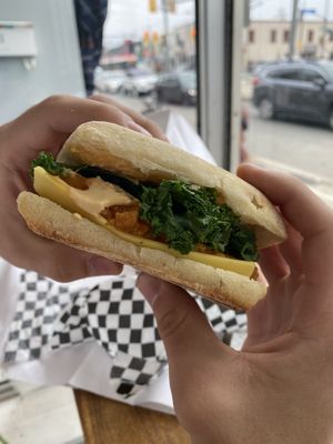 Chicken sandwich (weekend special)  at Aunty Em's Deli & Coffee in Toronto
