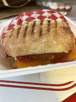 Chicken sandwich   at Aunty Em's Deli & Coffee in Toronto