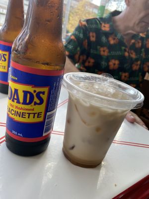 Iced chai lattee  at Aunty Em's Deli & Coffee in Toronto