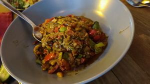 After it's been in clay on flames at Arch Bistro in Istanbul